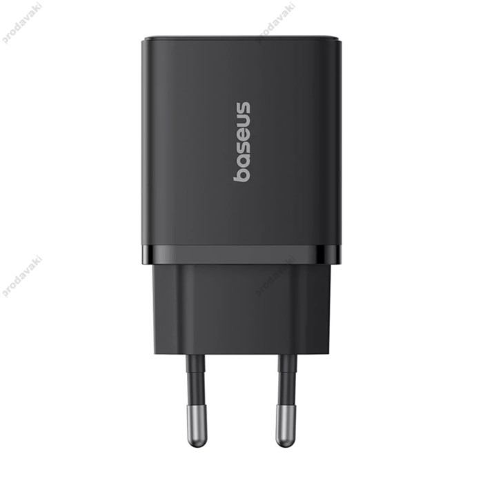 Мережевий зарядний пристрій Baseus Cube Fast Charger 2U+C 30W Cluster Black P10111402113-00